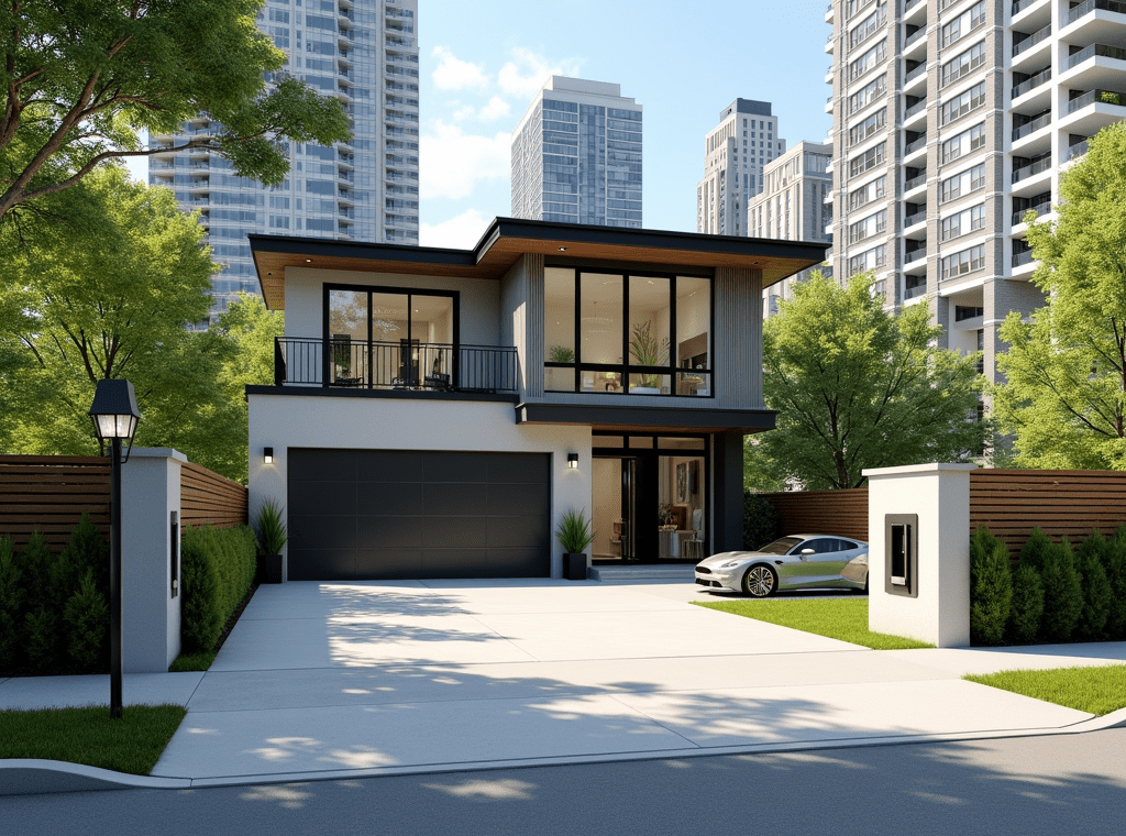 corporate rental homes with parking Atlanta